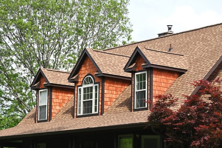 Cedar house roof